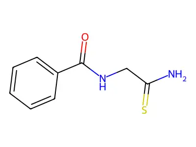 N-(2-amino-2-thioxoethyl)benzamide structure