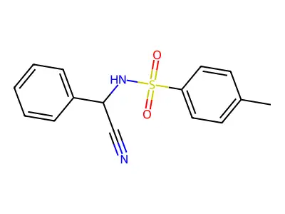 Benzenesulfonamide, N-(cyanophenylmethyl)-4-methyl- structure