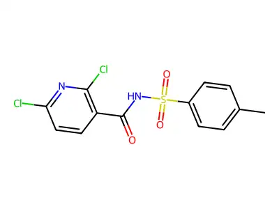 2,6-Dichloro-N-(4-methylbenzenesulfonyl)pyridine-3-carboxamide structure