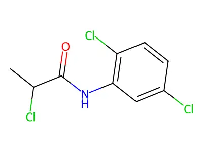 2-chloro-N-(2,5-dichlorophenyl)propanamide structure