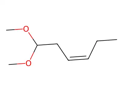 (Z)-3-hexen-1-al dimethyl acetal structure
