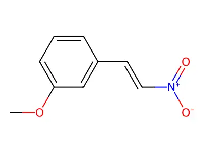 1-Methoxy-3-(2-nitroethenyl)benzene structure