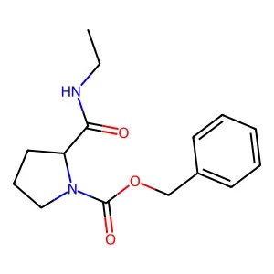 (S)-Benzyl 2-(ethylcarbamoyl)pyrrolidine-1-carboxylate structure