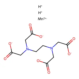 Manganese EDTA complex structure