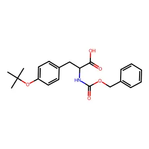 O-(1,1-Dimethylethyl)-N-((phenylmethoxy)carbonyl)-L-tyrosine structure