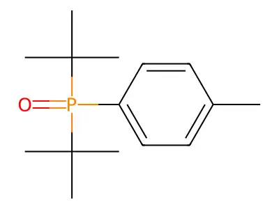 Phosphine oxide, bis(1,1-dimethylethyl)(4-methylphenyl)- structure