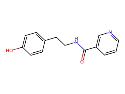 N-Nicotinoyl tyramine structure