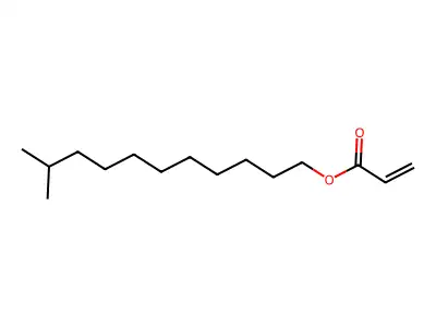 Isododecyl acrylate structure