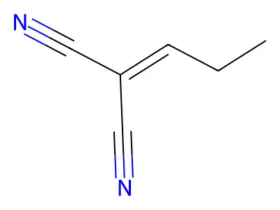 2-亚丙基丙二腈 structure