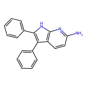 1H-Pyrrolo[2,3-B]pyridin-6-amine, 2,3-diphenyl- structure