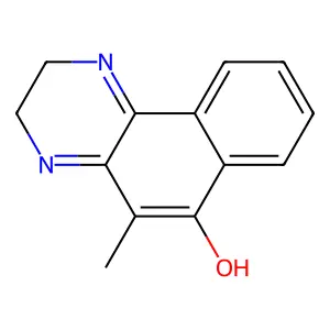 Benzo(f)quinoxalin-6(2H)-one, 3,4-dihydro-5-methyl- structure