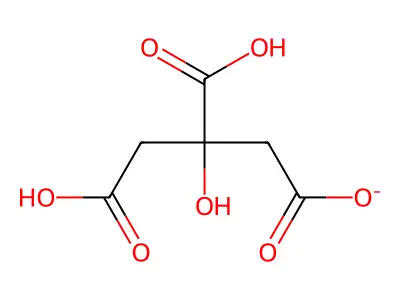 3,4-Dicarboxy-3-hydroxybutanoate structure