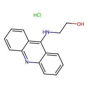Ethanol, 2-(9-acridinylamino)-, monohydrochloride structure