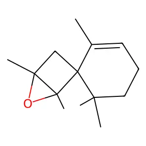 Spiro-1-(cyclohex-2-ene)-2'-(5'-oxabicyclo[2.1.0]pentane), 1',4',2,6,6-pentamethyl- structure