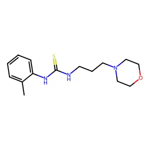 1-(2-Methylphenyl)-3-[3-(morpholin-4-yl)propyl]thiourea structure