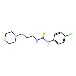 1-(4-Chlorophenyl)-3-[3-(morpholin-4-yl)propyl]thiourea structure