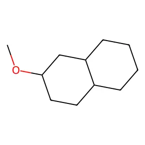 Decahydro-2-methoxynaphthalene structure