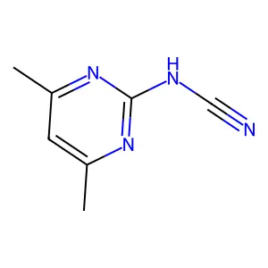 (4,6-Dimethylpyrimidin-2-yl)cyanamide structure