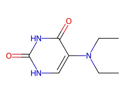 5-(Diethylamino)uracil structure
