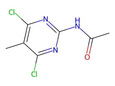 Acetamide, N-(4,6-dichloro-5-methyl-2-pyrimidinyl)- structure