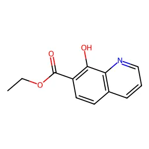 Ethyl 8-hydroxyquinoline-7-carboxylate structure