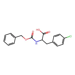 Z-DL-Phe(4-CL)-OH structure