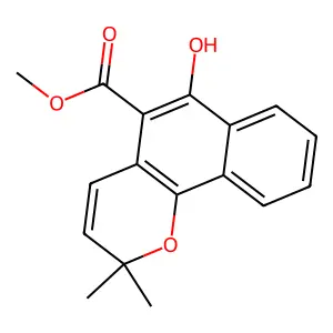 大叶茜草素 structure