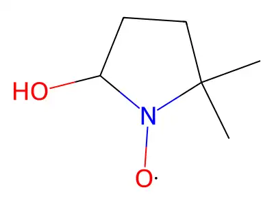 1-Hydroxy-5,5-dimethylpyrrolidin-2-ol structure