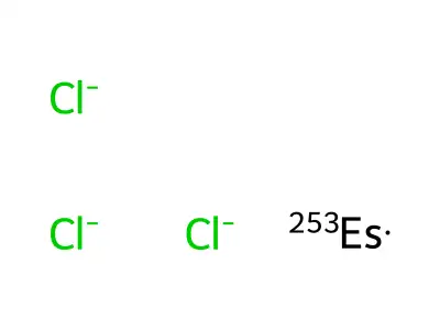 三氯化锿 structure