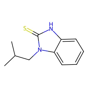 1-Isobutyl-1H-benzimidazole-2-thiol structure