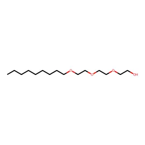 Triethylene glycol monononyl ether structure