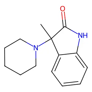 3-Methyl-3-(piperidin-1-yl)-3H-indol-2-ol structure