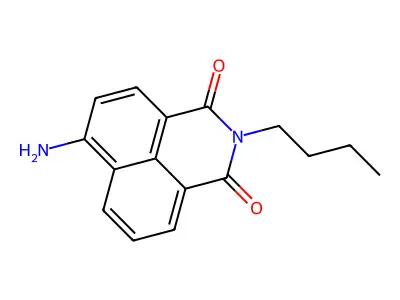 6-amino-2-butyl-1H-benzo[de]isoquinoline-1,3(2H)-dione structure