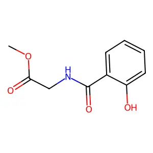 N-(2-羟基苯甲酰基)甘氨酸甲酯 structure