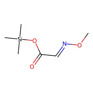 (Methoxyimino)acetic acid trimethylsilyl ester structure