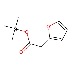 2-呋喃乙酸三甲基硅酯 structure