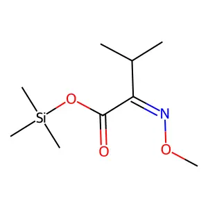 2-(Methoxyimino)-3-methylbutanoic acid trimethylsilyl ester structure