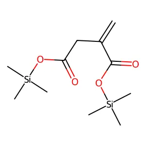 Bis(trimethylsilyl) itaconate structure