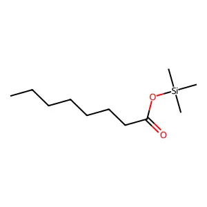 Trimethylsilyl octanoate structure