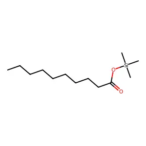 Trimethylsilyl decanoate structure