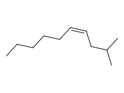 4-Decene, 2-methyl-, (Z)- structure
