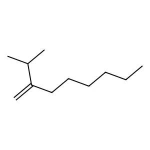 Nonane, 2-methyl-3-methylene- structure
