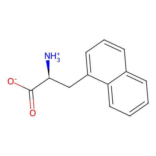 (2S)-2-azaniumyl-3-naphthalen-1-ylpropanoate structure