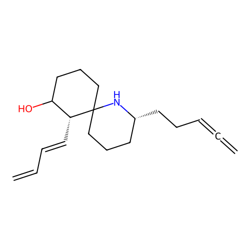 Isotetrahydrohistrionicotoxin structure