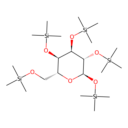A-Psicopyranose, TMS structure