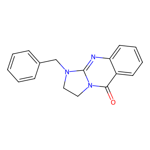 1-benzyl-2,3-dihydroimidazo[2,1-b]quinazolin-5(1H)-one structure