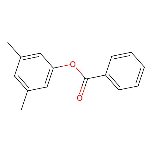 3,5-Dimethylphenyl benzoate structure
