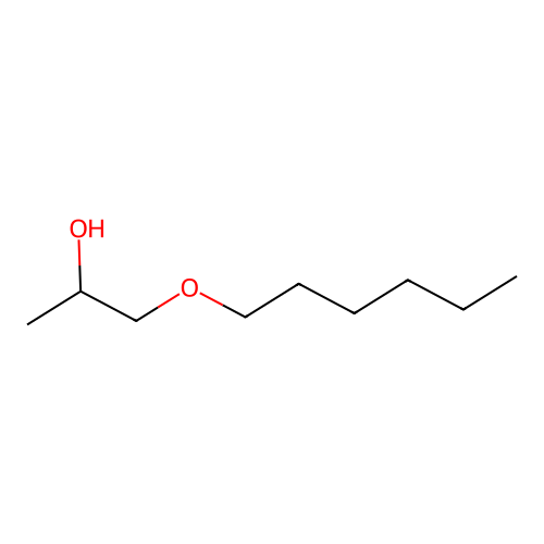 2-Propanol, 1-(hexyloxy)- structure