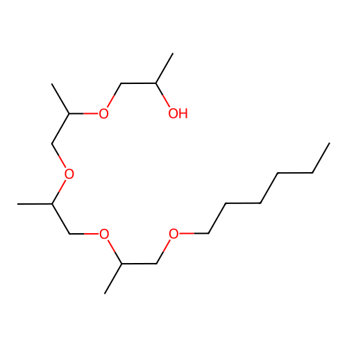 4,7,10,13-Tetraoxanonadecan-2-ol, 5,8,11-trimethyl- structure