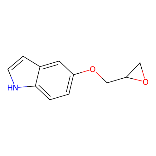 5-Oxiranylmethoxy-1H-indole structure